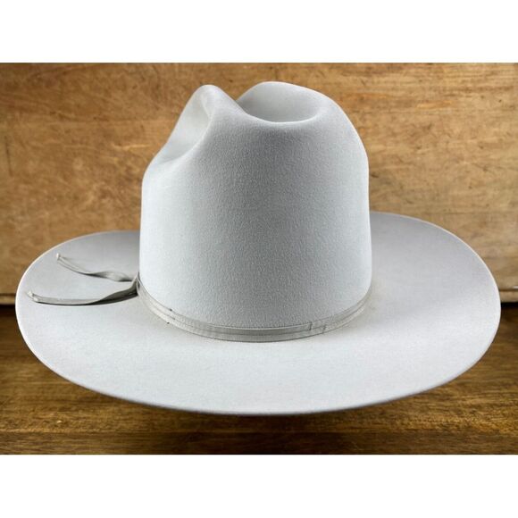 1970s Resistol Beaver 125 Rancher M.L. Leddy & Sons 7 1/4 Cowboy Western VGC - Picture 3 of 10